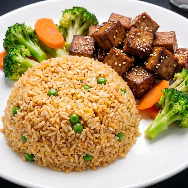 Sesame Tofu.